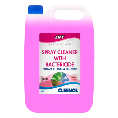 Lift Spray Cleaner With Bactericide 5L - Click Image to Close